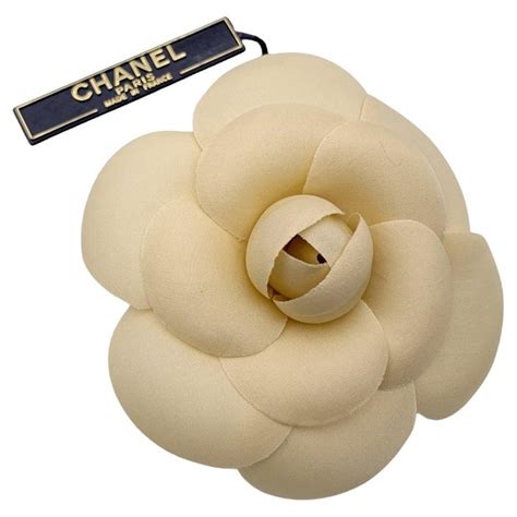 chanel clear camellia brooch|vintage chanel camellia brooch.